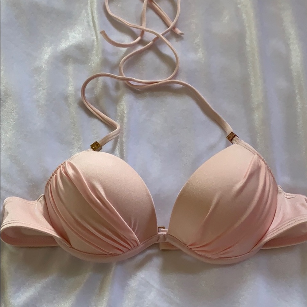 VS Light Pink Underwire Bikini Top